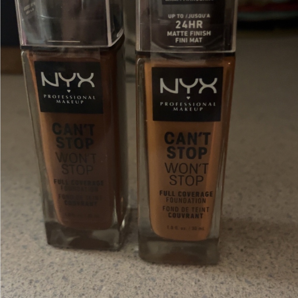NYX Can't Stop Won't Stop Foundation - Tan & Brown